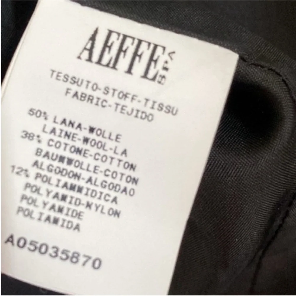 Moschino Women’s Wool Bland Blazer Houndstooth Print Jacket Black Gray size 10 - Picture 10 of 16